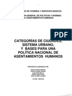 Politicas de Asentamientos Humanos