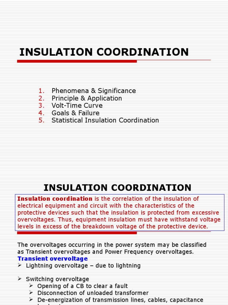Insulation Coordination in Power Systems | PDF | Insulator (Electricity ...