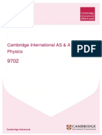 Learner Guide For Cambridge International As A Level Physics 9702 PDF