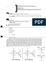 Modul 5 Transistor Sebagai Penguat