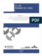 Lei No 8 112 de 1990 Anotada Titulos I e II 2016