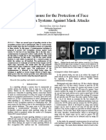Countermeasure For The Protection of Face Recognition Systems Against Mask Attacks