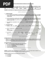 Contrato de Agua Potable y Drenaje | PDF | Agua | Alcantarillado