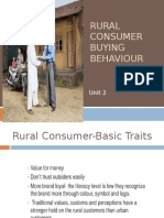 Rural Consumer Buying Behaviour-Unit 2