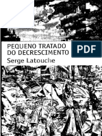 Serge Latouche - Pequeno Tratado Do Decrescimento Sereno PDF