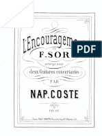 Sor, Fernando - L' Encouragement, Op. 34 (Arreglo de Coste) - 2 Guitarra - Unlocked PDF