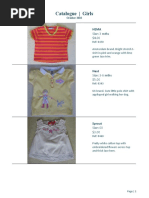 Download Catalogue - Girls Clothing by PrelovedClothing SN34248917 doc pdf