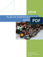 Plan de Exportación de Artesanías