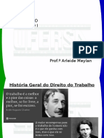 Histórico e Introdução de Direito Do Trabalho