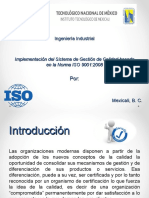 Implementación del SGC basado en la Norma ISO 9001:2008