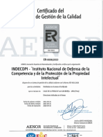 ISO 9001 Renovación 2015-2018