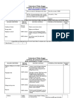 University of Wales, Bangor School of Ocean Sciences: Risk Assessment Form