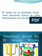 Psicología Social en El Nuevo Milenio