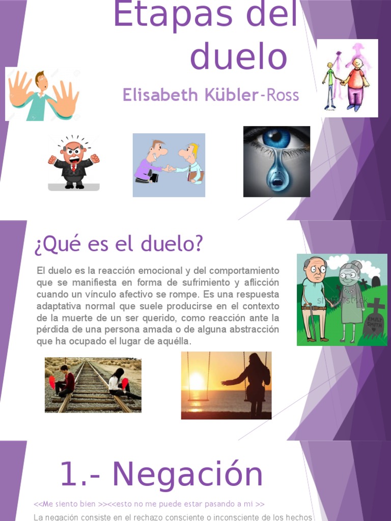 Etapas Del Duelo Pdf Dolor Las Emociones
