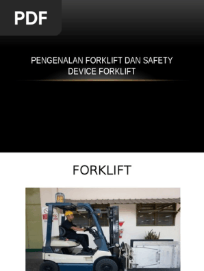 Pengenalan Forklift Dan Safety Device Forklift Pdf