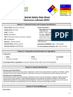 MSDS H2o | PDF | Toxicity | Biodegradation