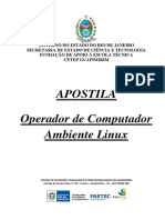 Apostila - Operador de Computador - Ambiente Linux