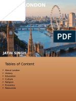 History, Economy, Culture, Languages and Education in London