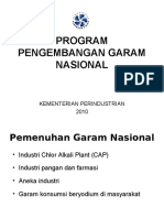 1 - Program Pengembangan Garam Nasional