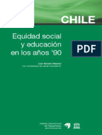 NAVARRO - Equidad Social y Educación en Los Años 90' PDF