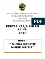 Kertas Kerja Panitia Sains