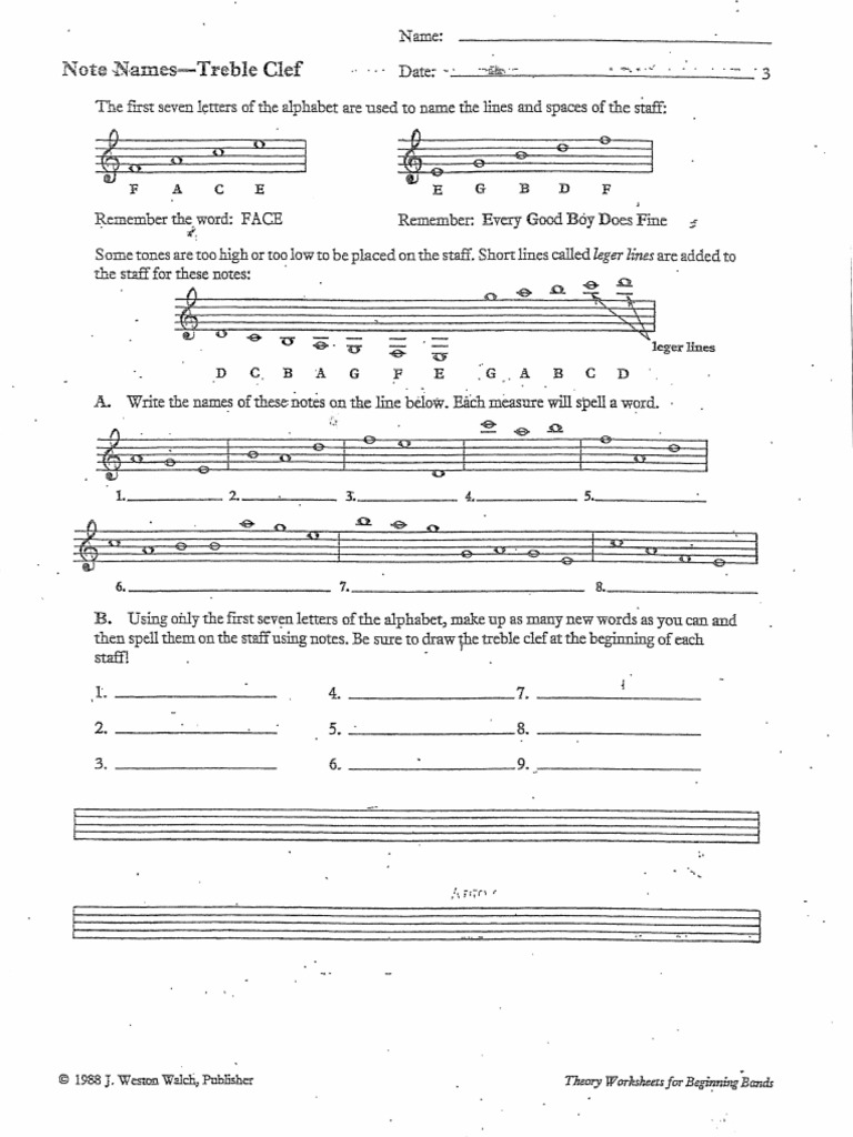 notes names treble and bass clef worksheets pdf