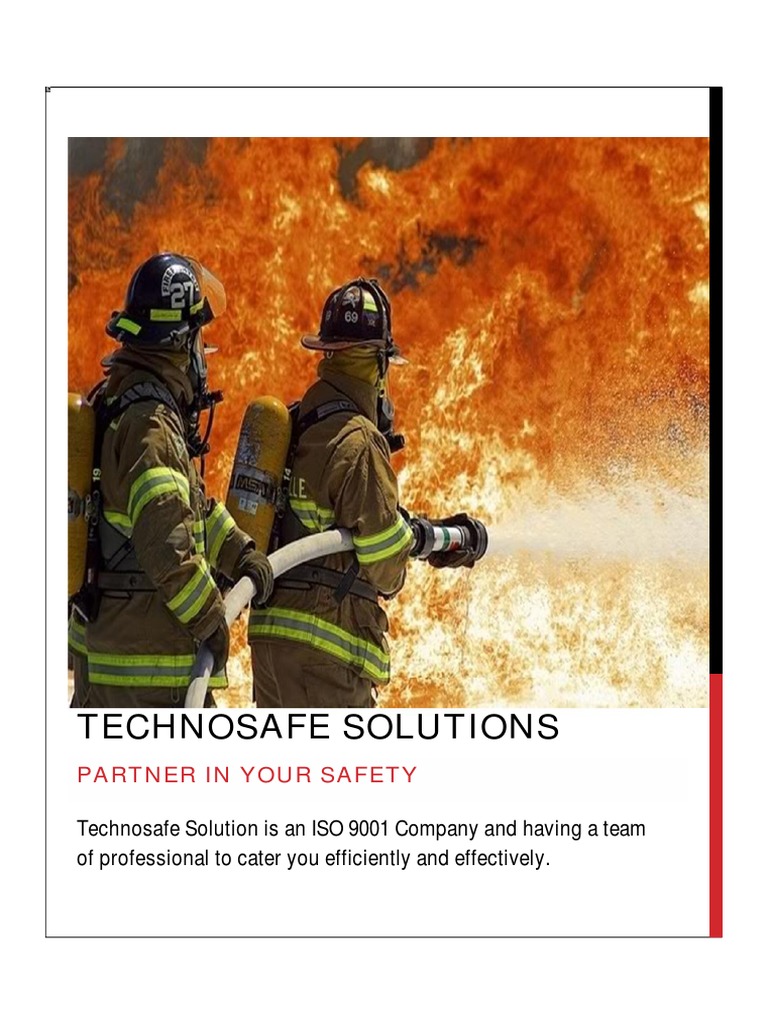 Technosafe Solutions: Your Safety Partner | PDF | Technology & Engineering