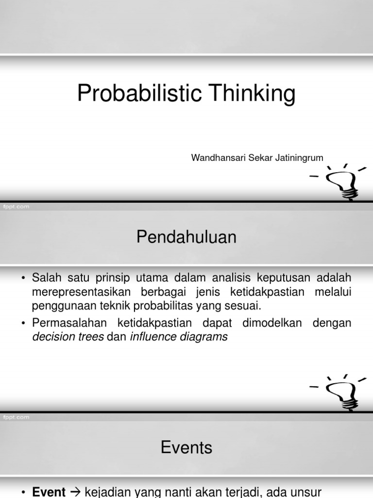 Probabilistic Thinking | PDF