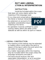 Strict and Liberal - Notes 4q