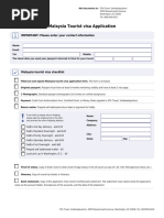 Malaysia Visa Application Form Bangladesh