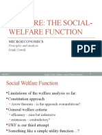 Welfare: The Social-Welfare Function: Microeconomics