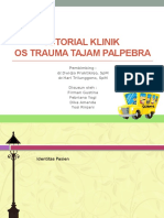 TUTORIAL KLINIK Trauma Tajam Palpebra