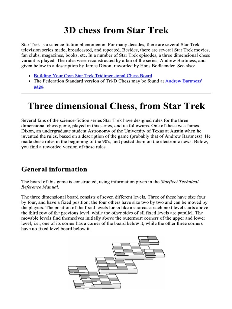 rules of star trek 3d chess