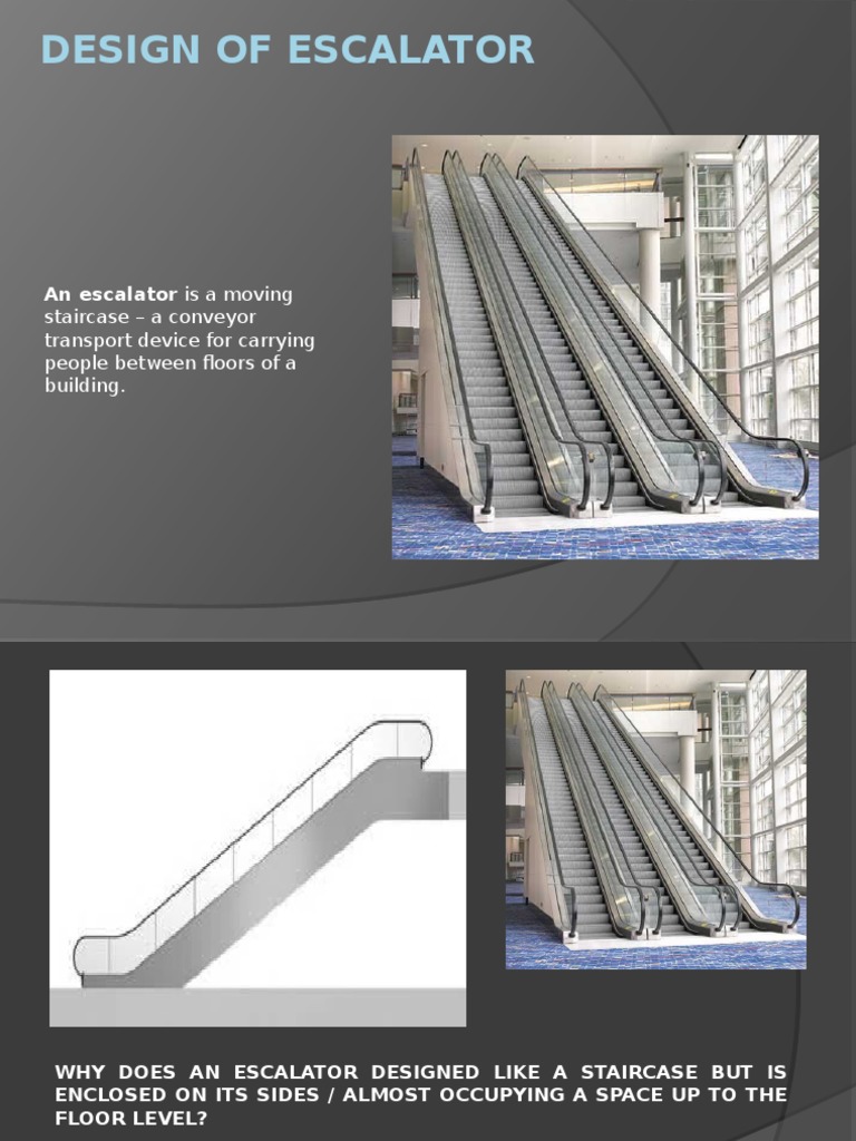 Design of Escalator | PDF | Escalator | Transmission (Mechanics)
