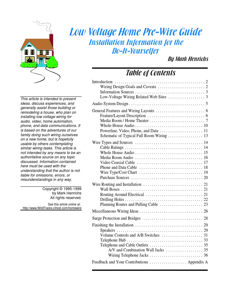 Home Automation Wiring Guide Full PDF PDF Loudspeaker Remote Control