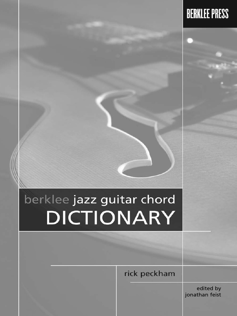 Berklee Jazz Guitar Chord Dictionary PDF Minor Scale Music Theory