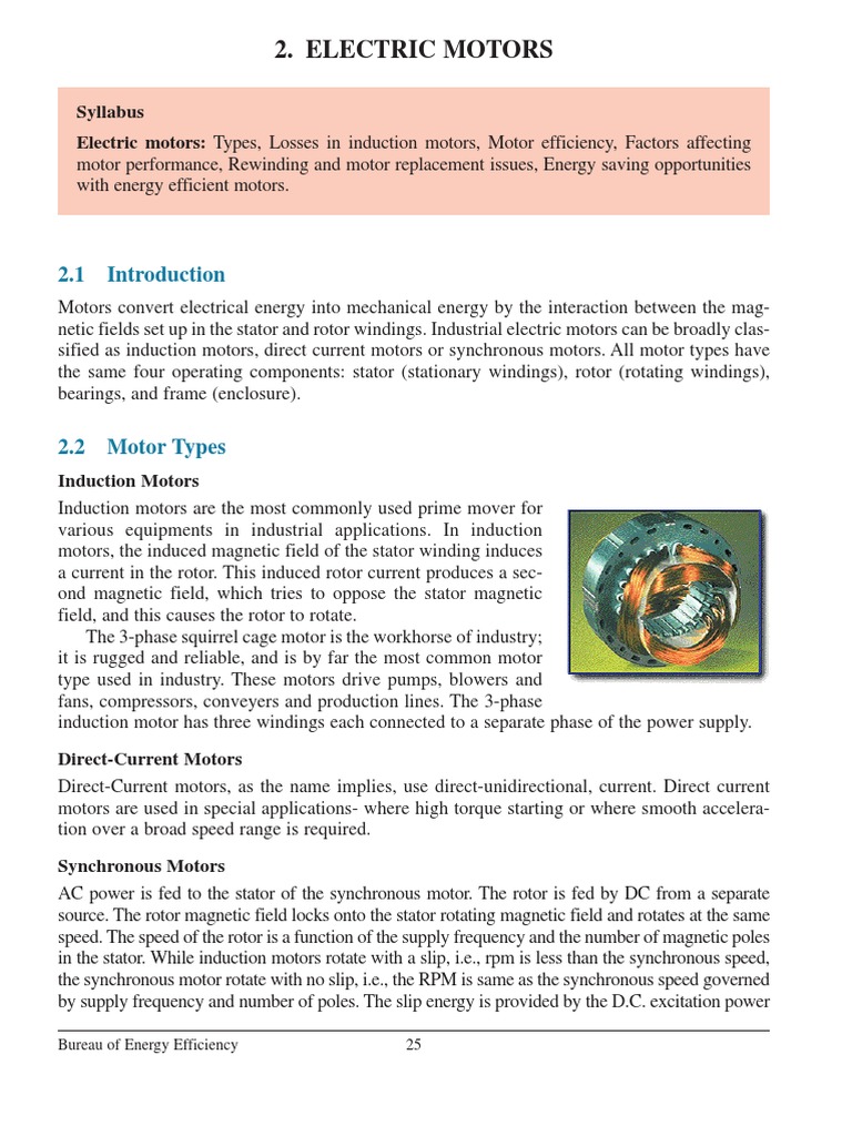 BEE Three Phase Motor PDF | PDF