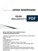 Obat-Obatan Sederhana