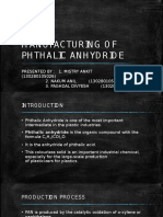 Manufacturing of Phthalic Anhydride