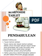 3&4. Komposisi Tablet