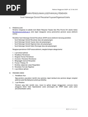Panduan Permohonan Skdp Online