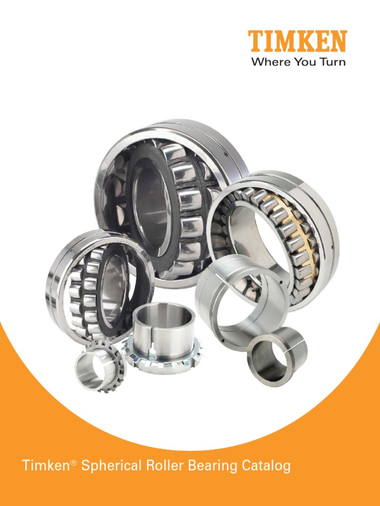 Timken Rodamientos Rodillos Esfericos Catalogo PDF | PDF | Bearing  (Mechanical) | Rolling (Metalworking)