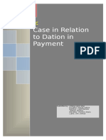 Dation in Payment