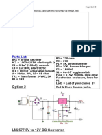 Option 2: Parts List