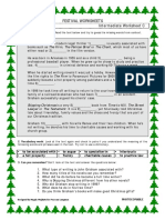 Festival Worksheets Christmas Lesson Intermediate Worksheet C