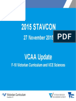 VCAAUpdate 2015