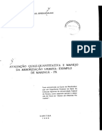 Miguel Milano. Avaliação Qualiquantitativa e Manejo Da Arborização Urbana Maringá Parte 1