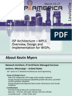 ISP Architecture MPLS Overvew Design and Implementation for WISPs WISP America 2016.Pptx Autosaved