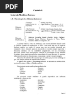 Materiais Metálicos Ferrosos