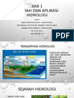 BAB 1 Sejarah Hidrologi Kel 14 TS-A 2015 PPT